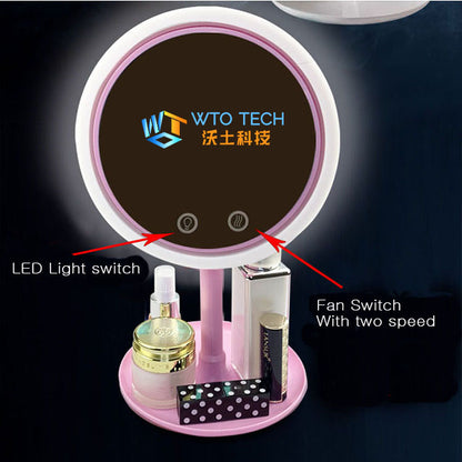 Makeup Led Mirror Fan